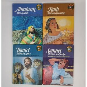 VALUE BUNDLE: 4 Broadman Press BibleLearn Series Books Childrens Lot 1976-1978